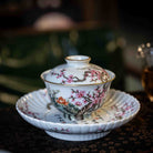 Fu Gui Tong Chun 200cc - Jing De Zhen Porcelain Gaiwan - zycs_China