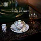 Fu Gui Tong Chun 200cc - Jing De Zhen Porcelain Gaiwan - zycs_China
