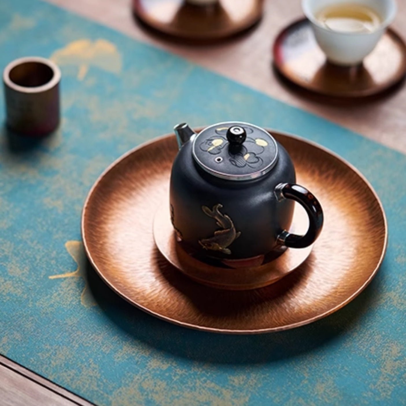 Fu Gui You Yu 150cc - Handmade silver pot - zycs_China