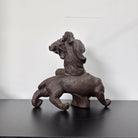 Fu Hu Luo Han - Zisha Sculpture - zycs_China