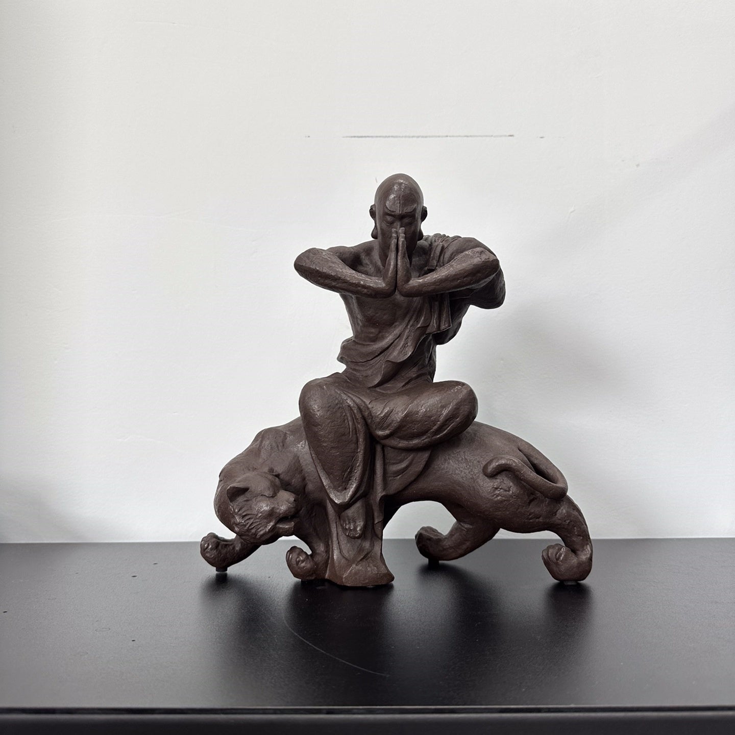 Fu Hu Luo Han - Zisha Sculpture - zycs_China