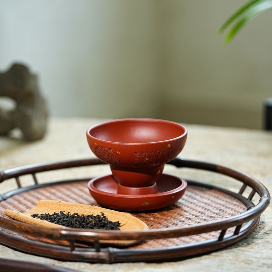 Fu Lu 100cc - Yixing Handmade Teacup - zycs_China