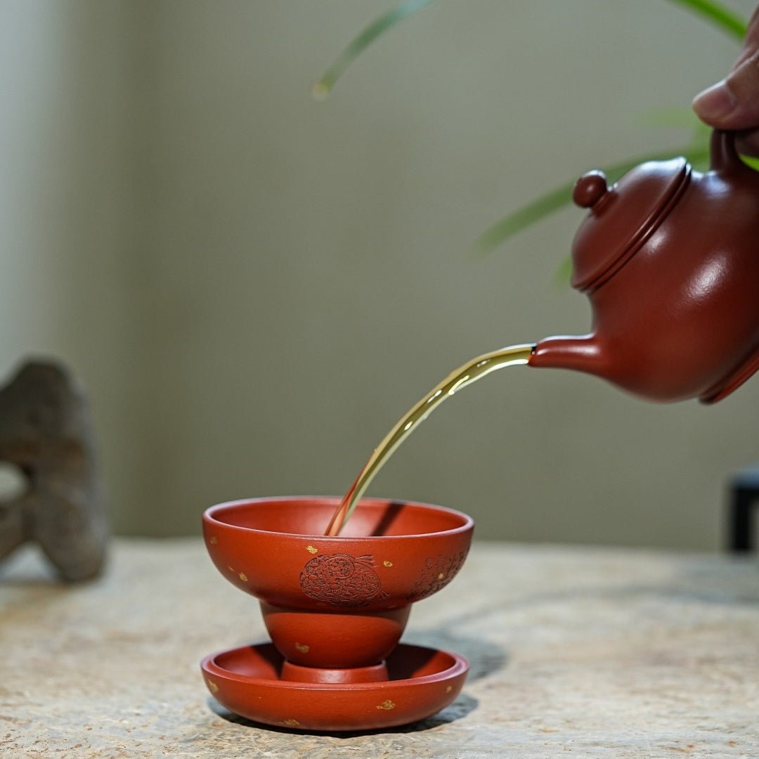 Fu Lu 100cc - Yixing Handmade Teacup - zycs_China