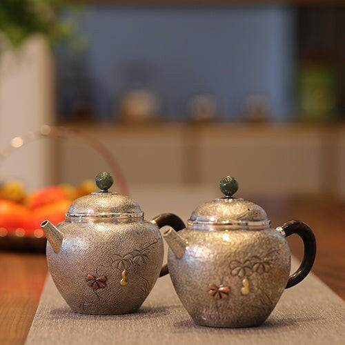Fu Lu 200cc - Handmade silver pot - zycs_China