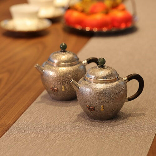 Fu Lu 200cc - Handmade silver pot - zycs_China