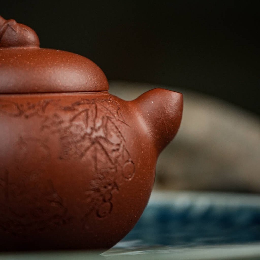 Fu Lu Lin Men 150cc - Yixing Handmade Teapot - zycs_China