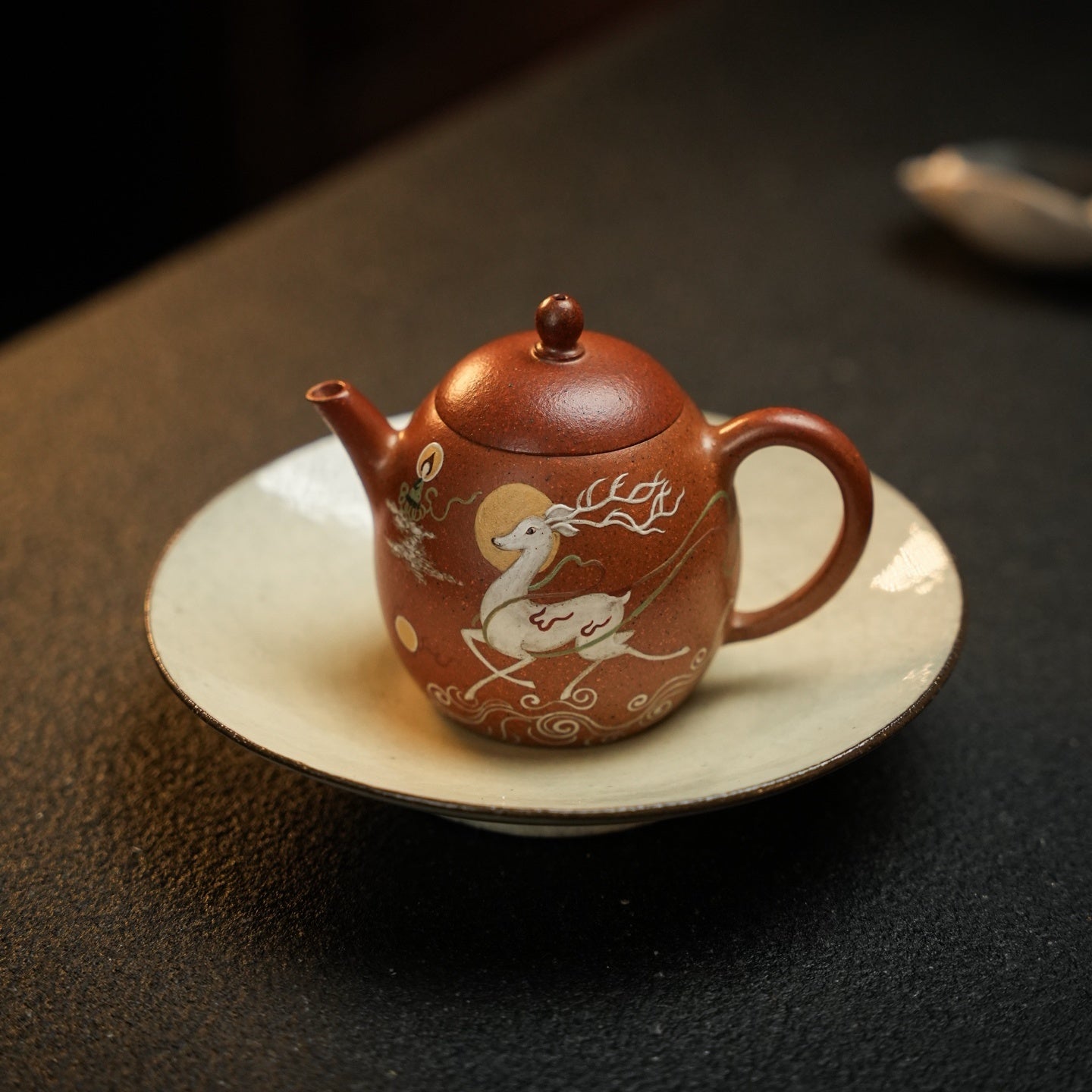 Fu Lu Long Dan 130cc - Yixing Handmade Teapot - zycs_China
