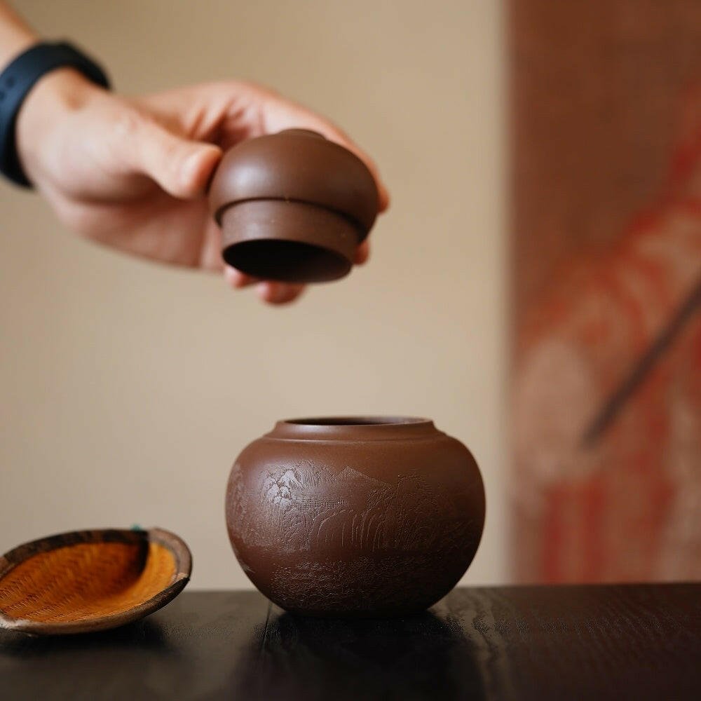 Fu Lu - Yixing Handmade Zisha Teacan - zycs_China