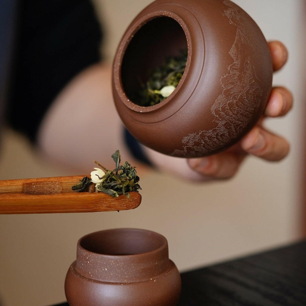 Fu Lu - Yixing Handmade Zisha Teacan - zycs_China