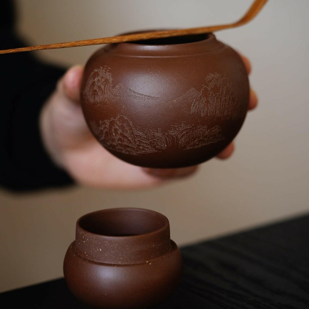 Fu Lu - Yixing Handmade Zisha Teacan - zycs_China