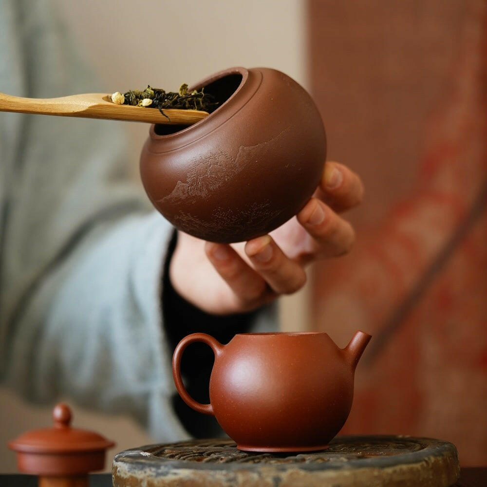Fu Lu - Yixing Handmade Zisha Teacan - zycs_China
