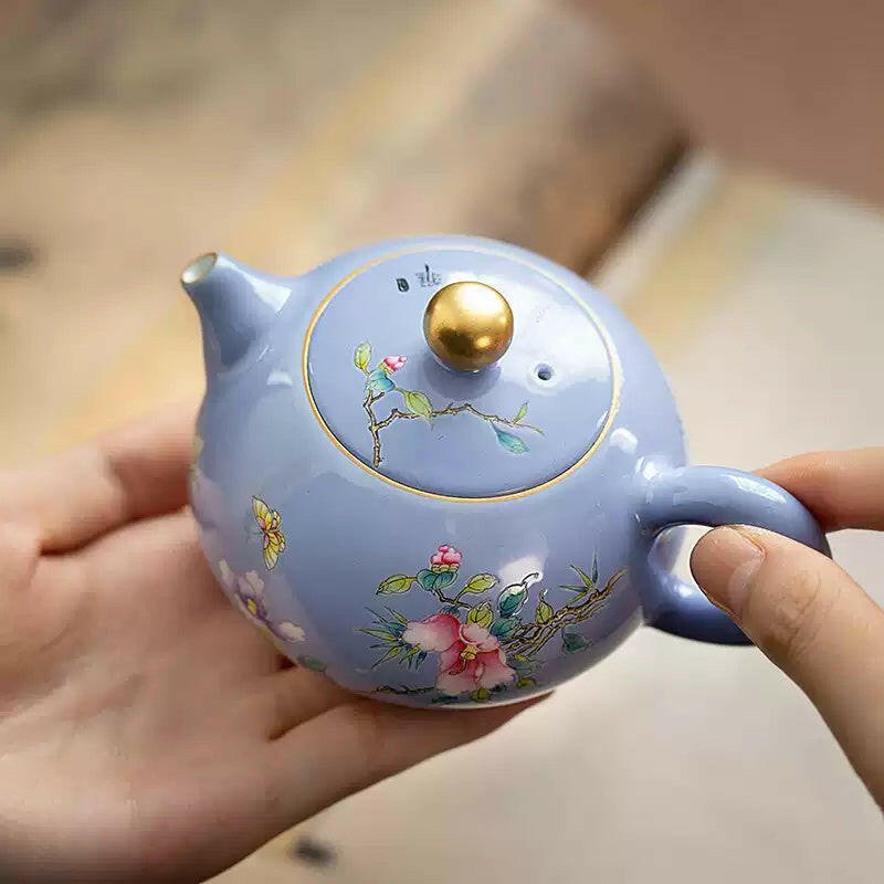 Fu Rong Hua Kai 240cc - Jing De Zhen Porcelain Gaiwan - zycs_China