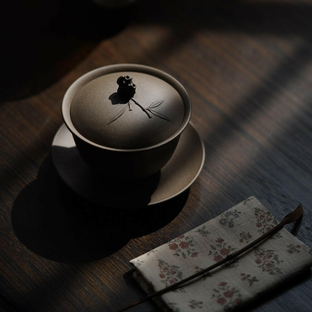 Fu Shou 200cc - Yixing Handmade Gaiwan - zycs_China