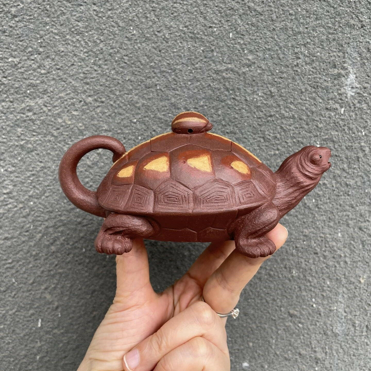 Fu Shou Wu Jiang 160cc - Yixing Handmade Teapot - zycs_China