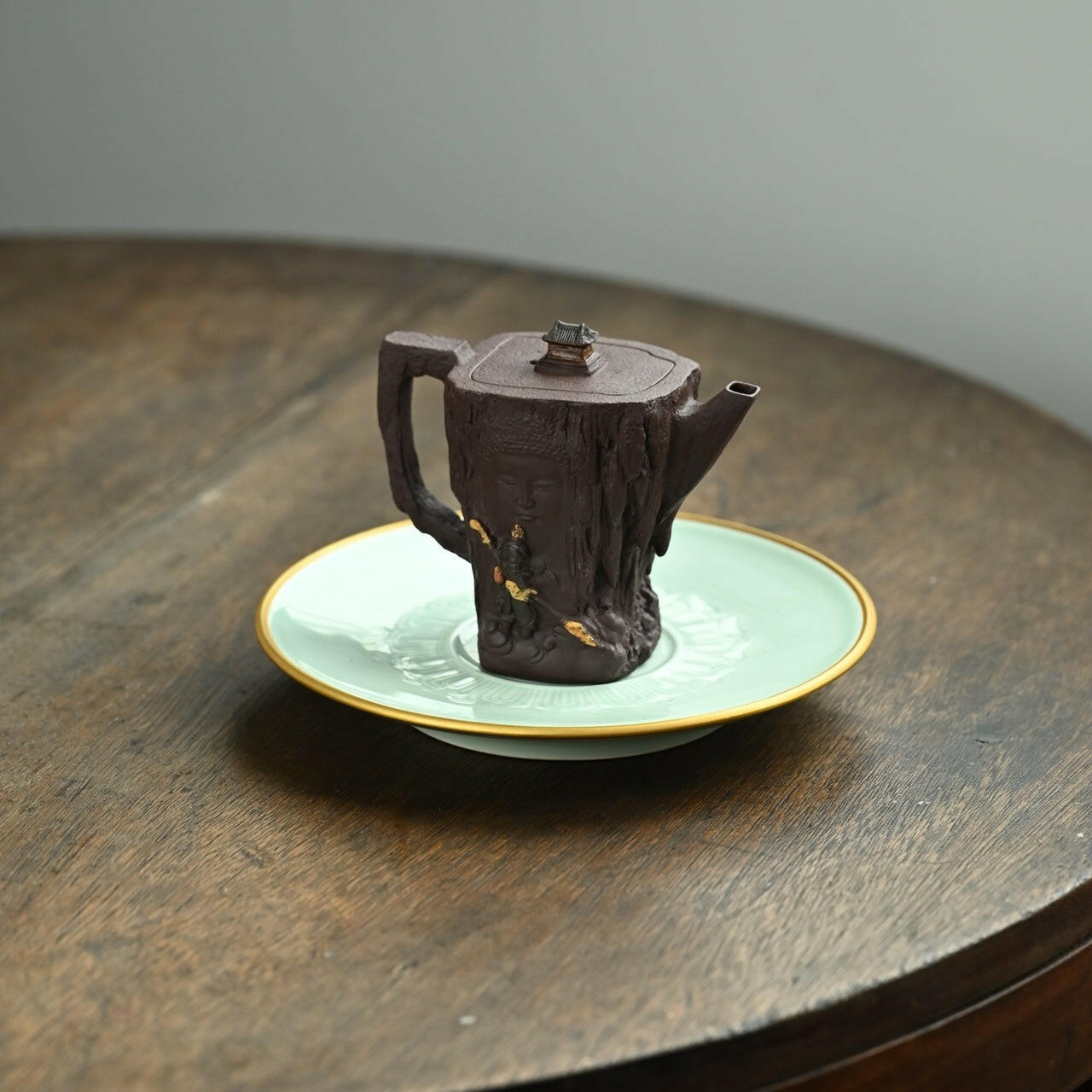 Gai Shi Ying Xiong 210cc - Yixing Handmade Teapot - zycs_China