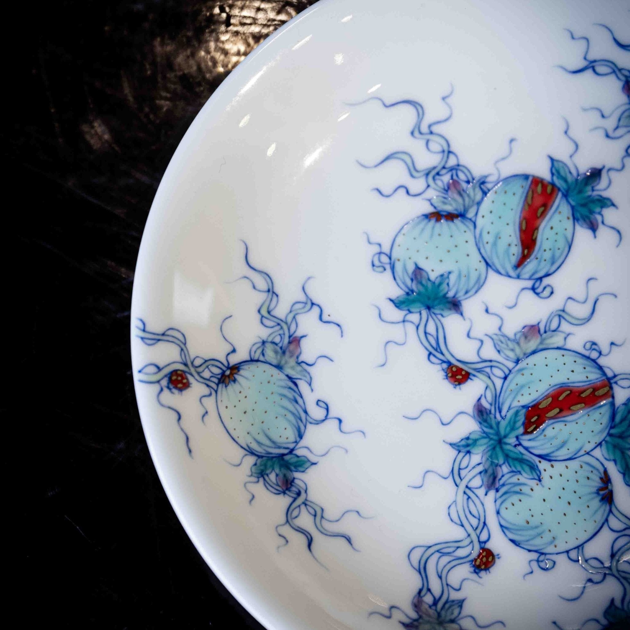 Gua Die Mian Mian 110cc - Jing De Zhen Porcelain Gaiwan - zycs_China