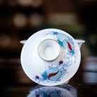 Gua Die Mian Mian 110cc - Jing De Zhen Porcelain Gaiwan - zycs_China