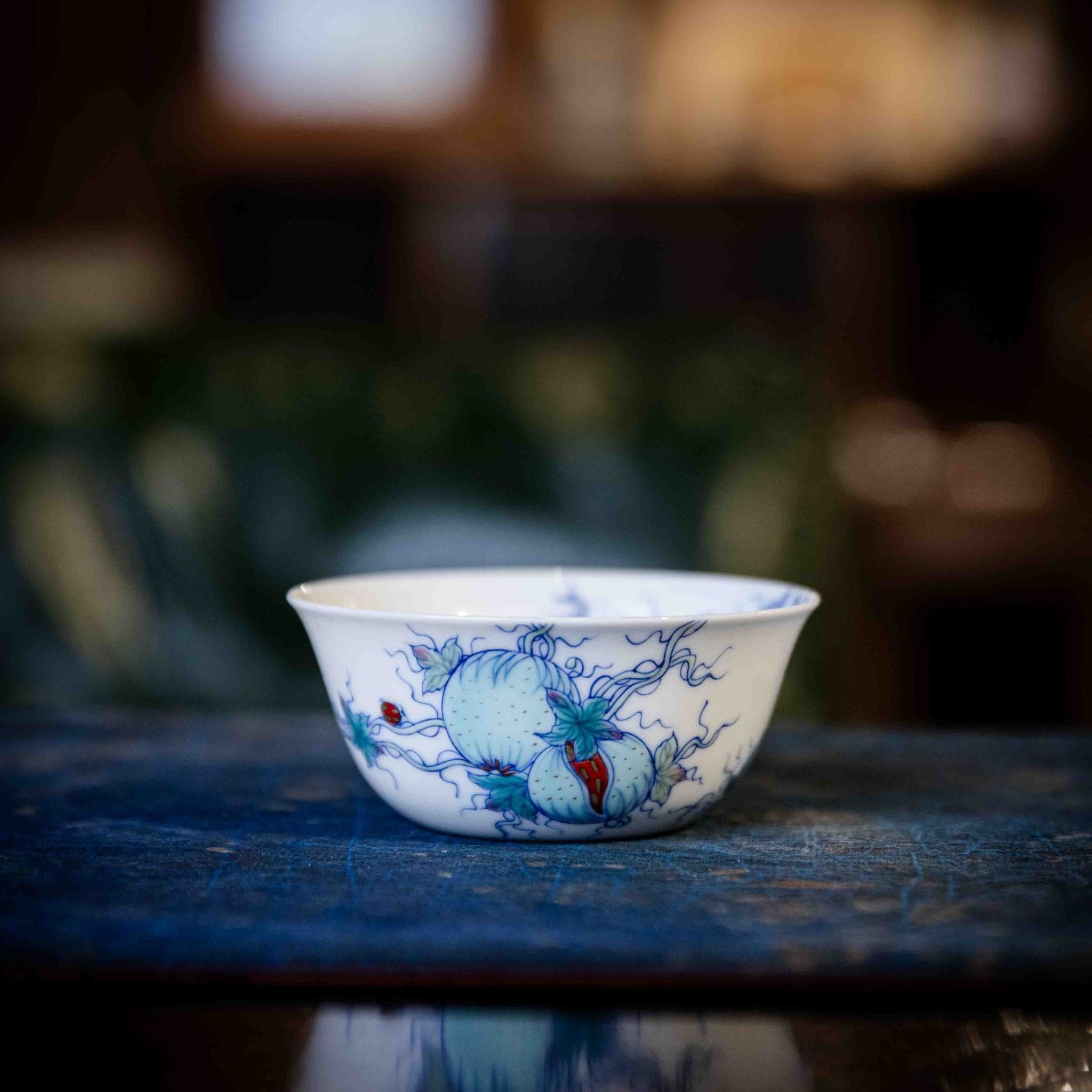 Gua Die Mian Mian 110cc - Jing De Zhen Porcelain Gaiwan - zycs_China
