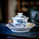 Gua Die Mian Mian 110cc - Jing De Zhen Porcelain Gaiwan - zycs_China