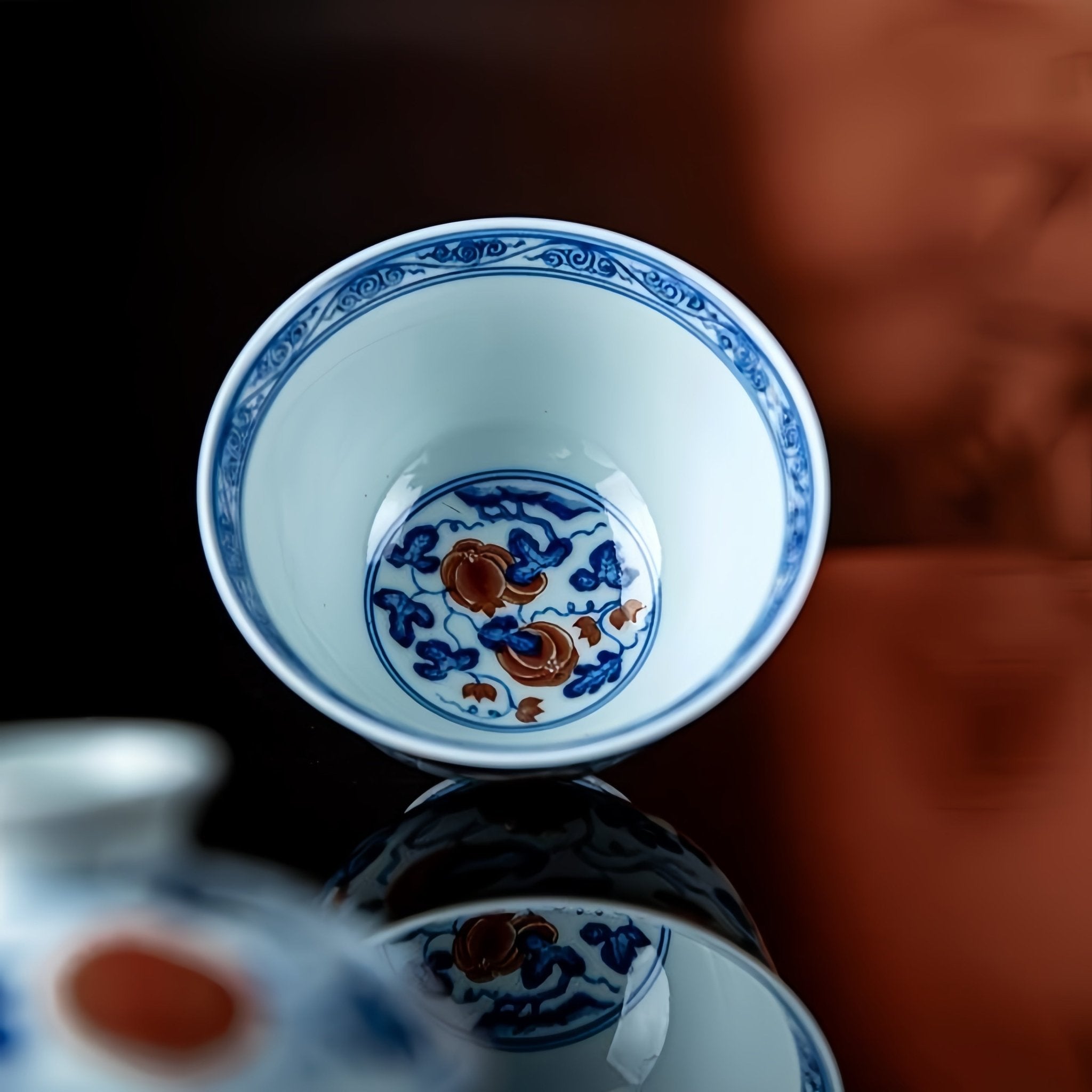 Gua Die Mian Mian 150cc - Jing De Zhen Porcelain Gaiwan - zycs_China