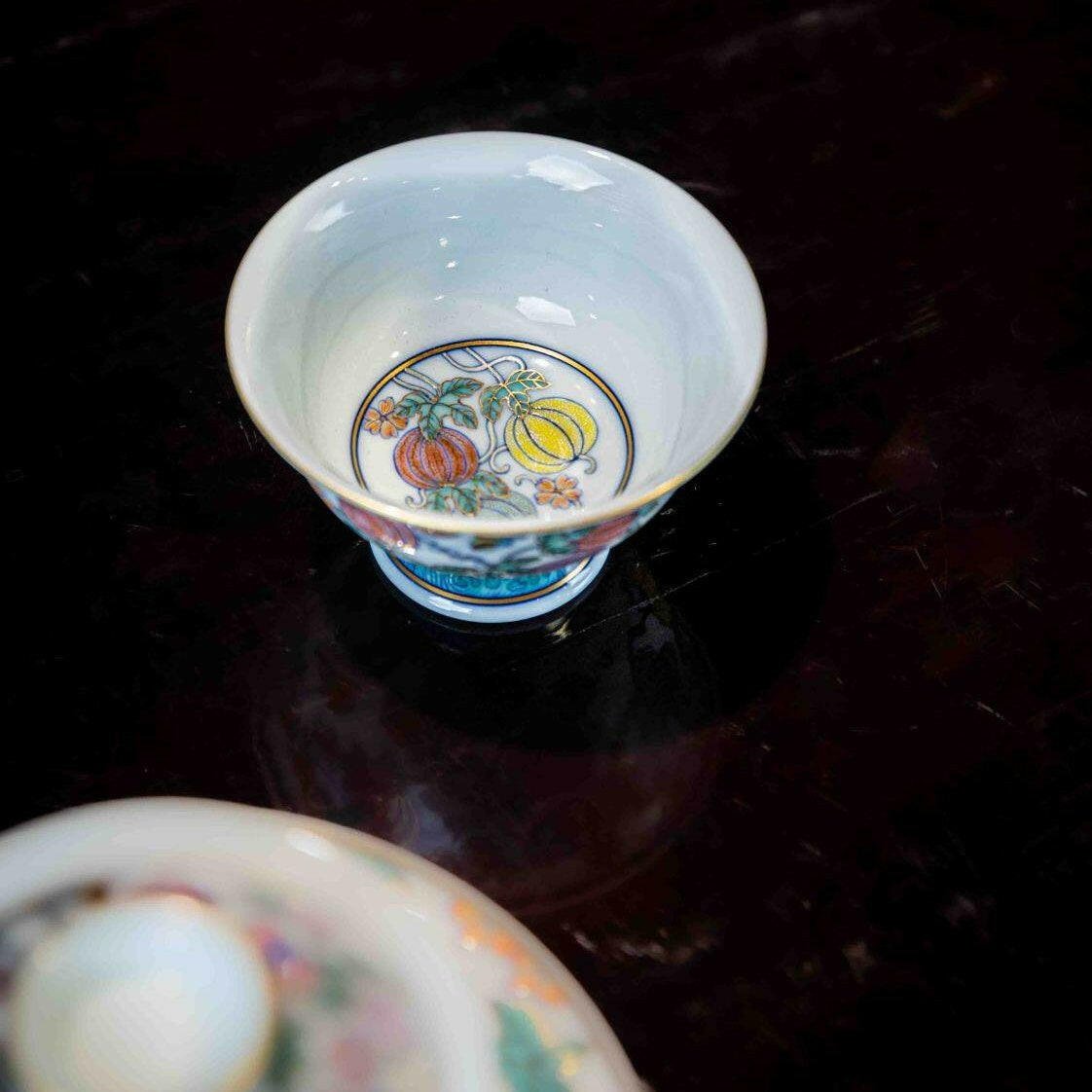 Gua Die Mian Mian - Jing De Zhen Porcelain Gaiwan - zycs_China