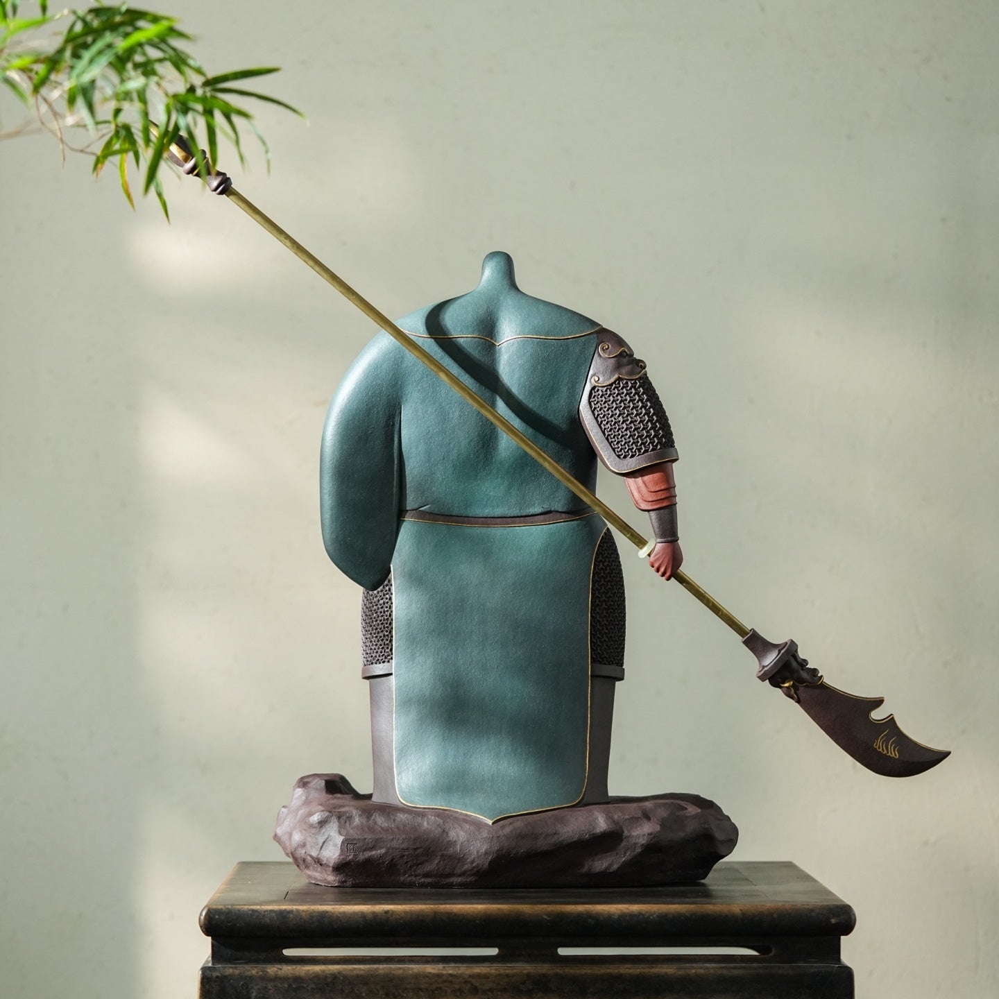 Guan Gong - Zisha Sculpture - zycs_China