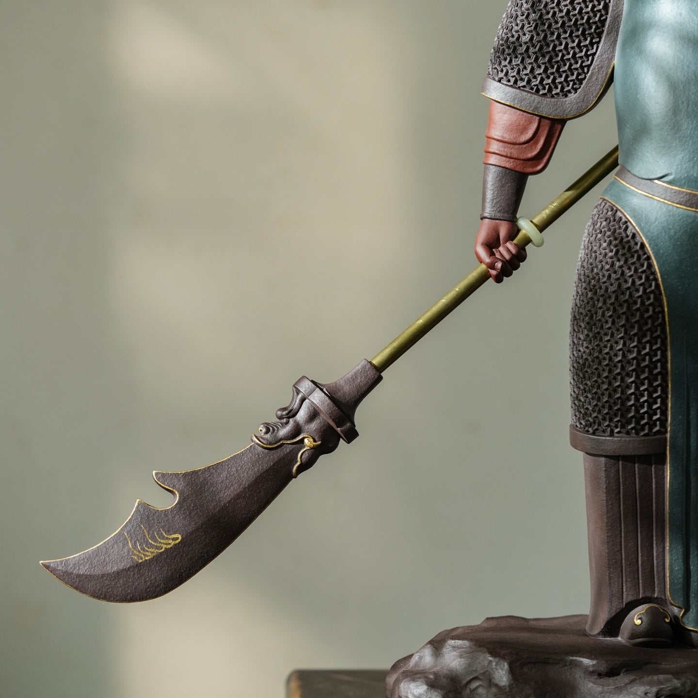 Guan Gong - Zisha Sculpture - zycs_China
