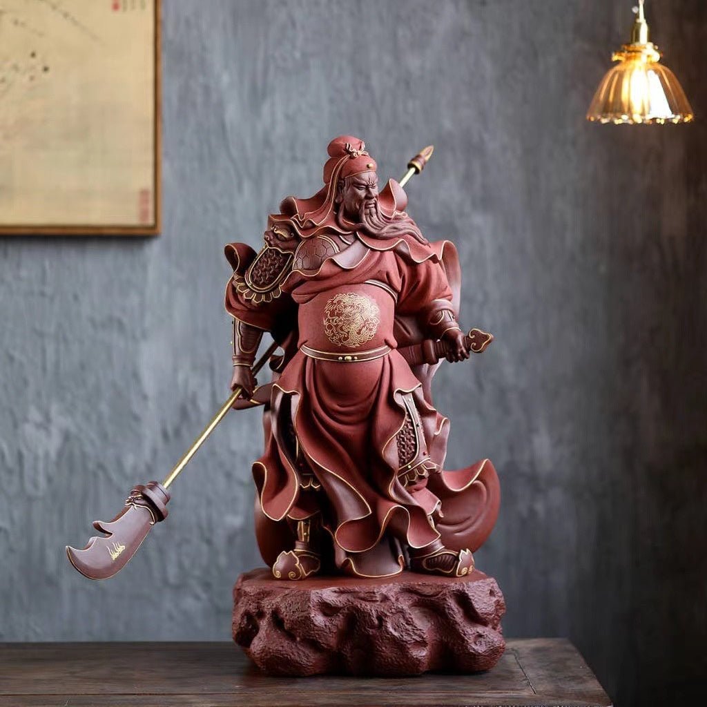 Guan Gong - Zisha Sculpture - zycs_China