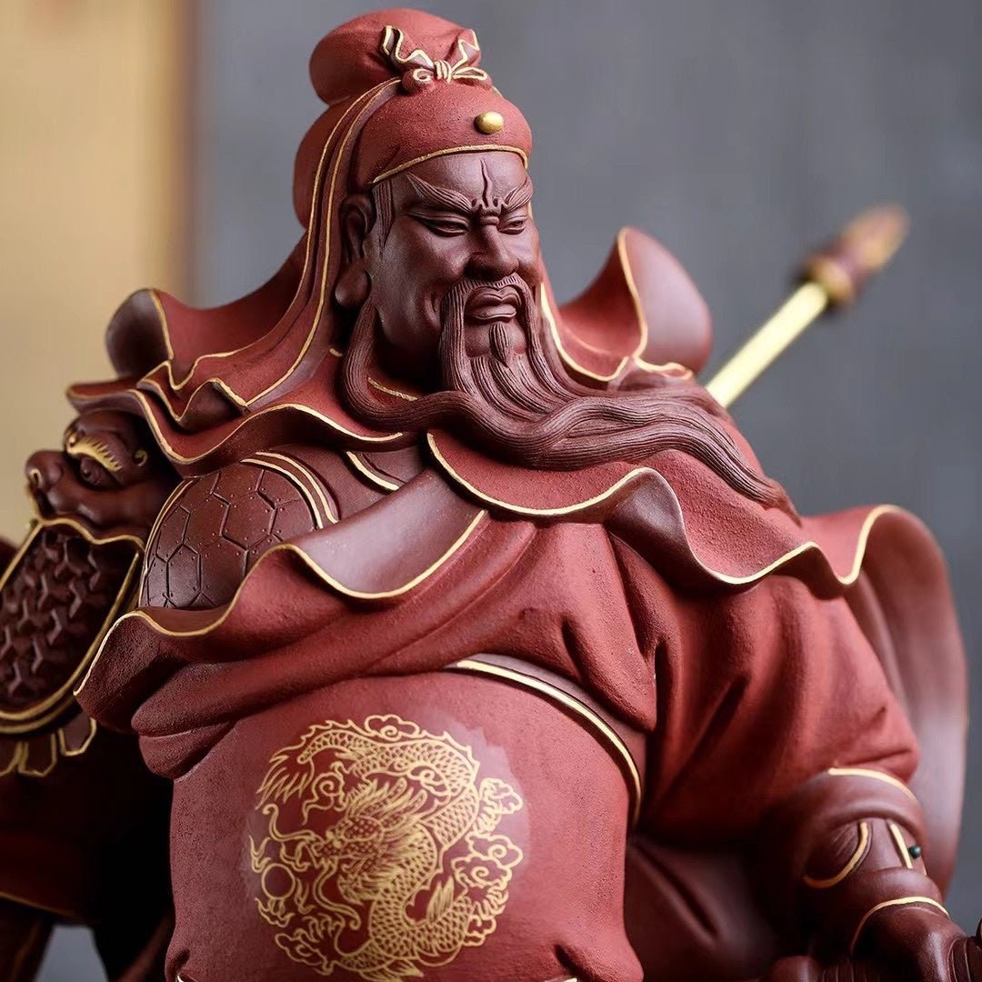 Guan Gong - Zisha Sculpture - zycs_China