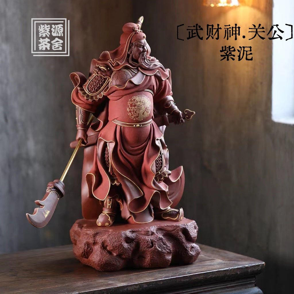 Guan Gong - Zisha Sculpture - zycs_China