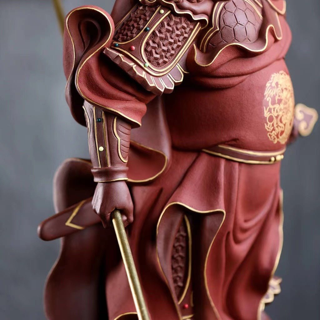 Guan Gong - Zisha Sculpture - zycs_China