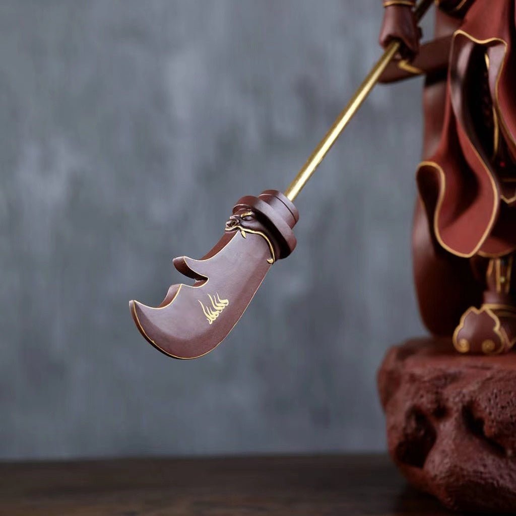 Guan Gong - Zisha Sculpture - zycs_China