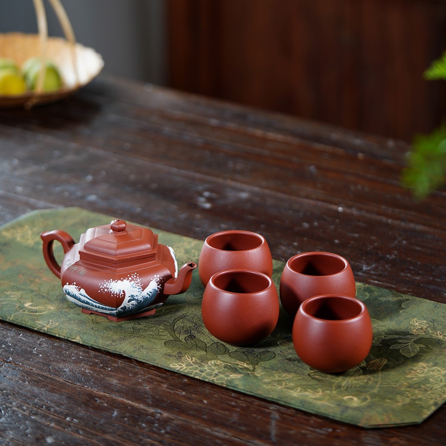 Guan Hai Ting Tao 200cc - Yixing Handmade Teapot - zycs_China