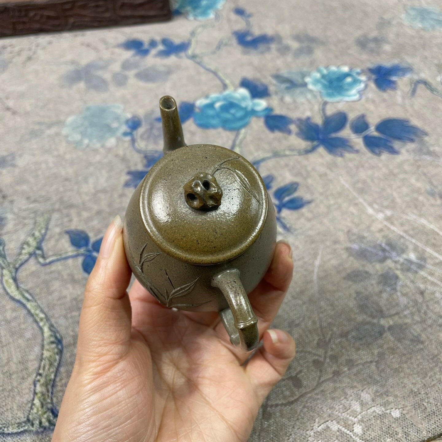 Guan Lan 95cc - Yixing Handmade Teapot - zycs_China