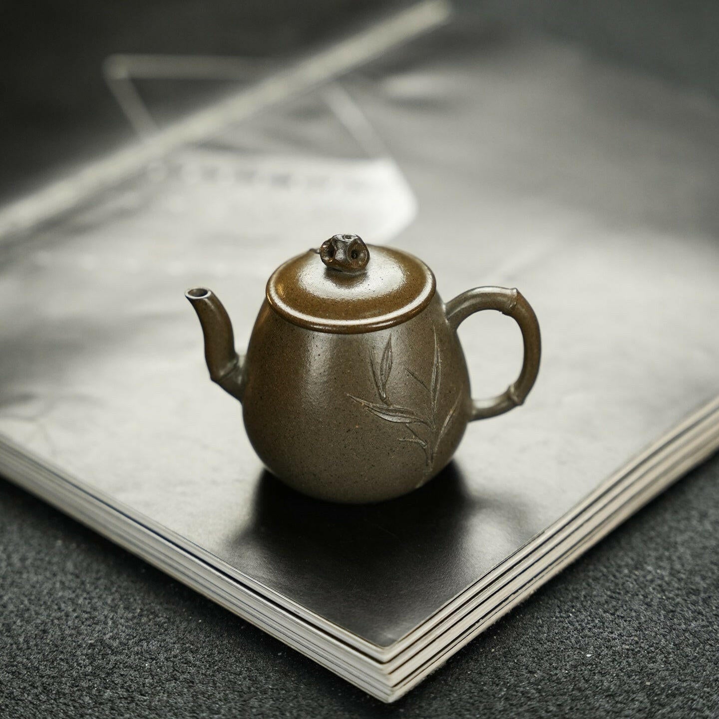 Guan Lan 95cc - Yixing Handmade Teapot - zycs_China