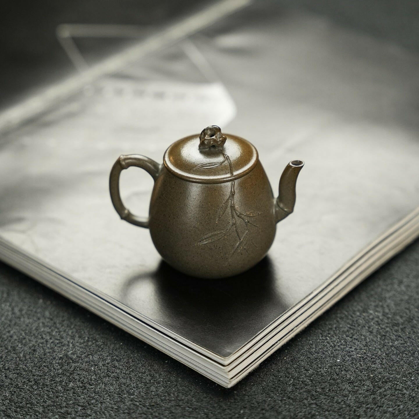 Guan Lan 95cc - Yixing Handmade Teapot - zycs_China