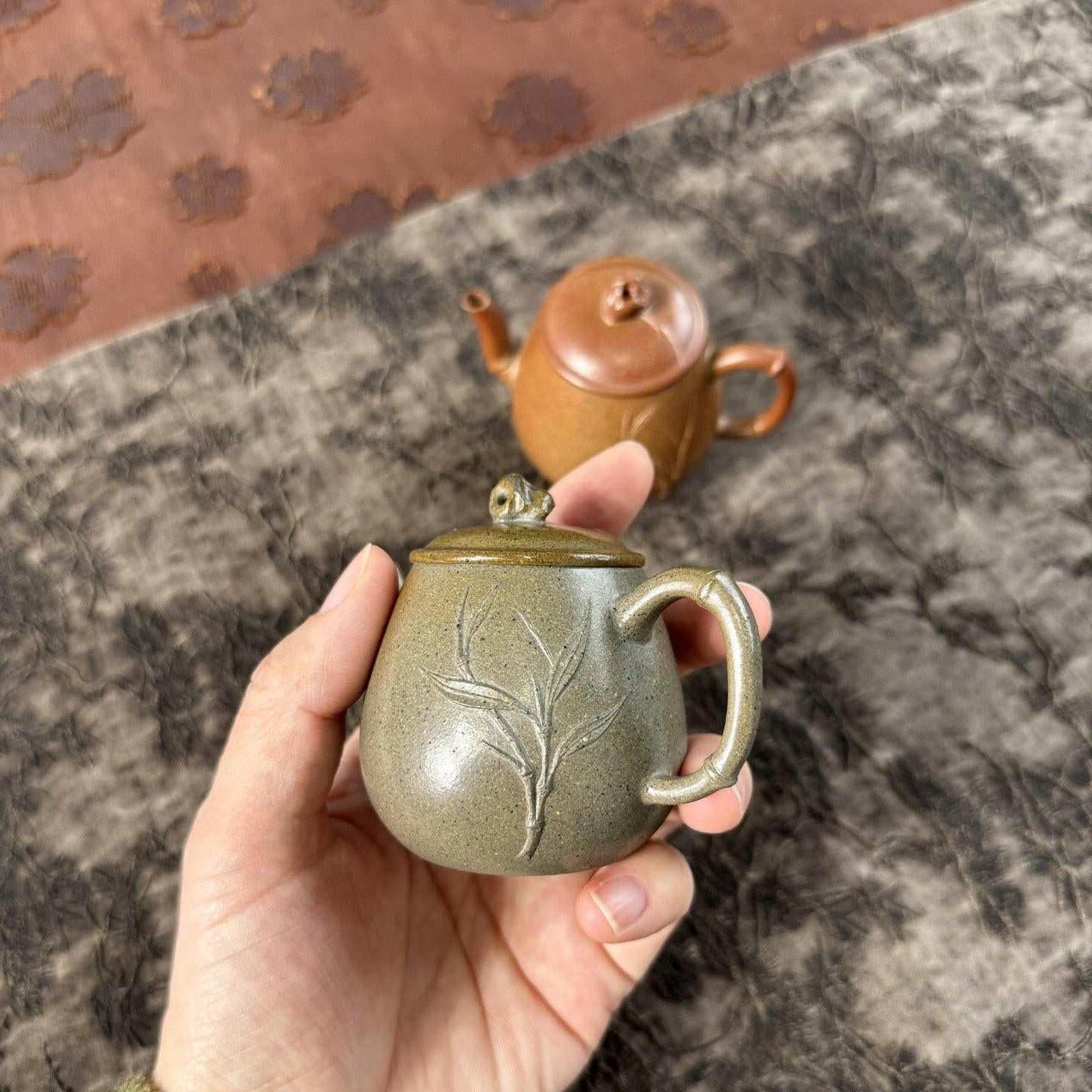 Guan Lan 95cc - Yixing Handmade Teapot - zycs_China