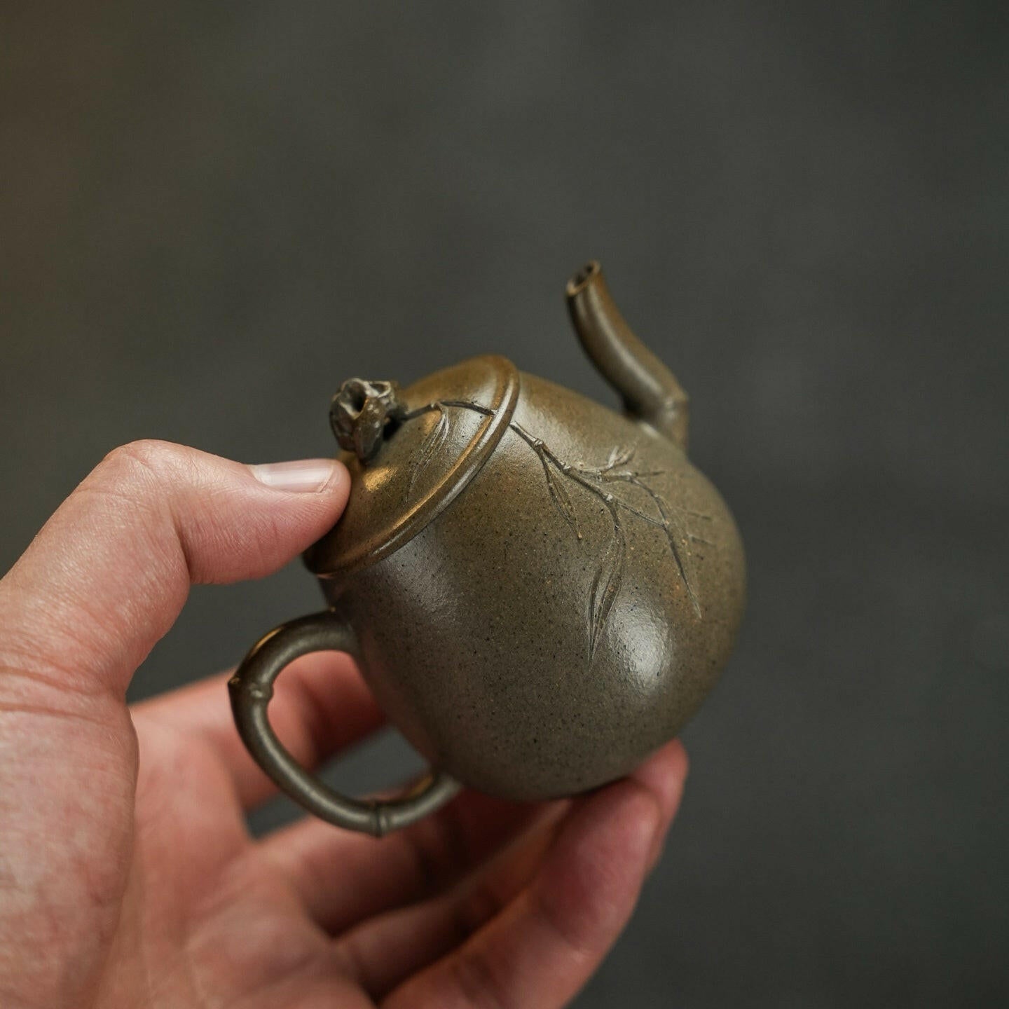 Guan Lan 95cc - Yixing Handmade Teapot - zycs_China