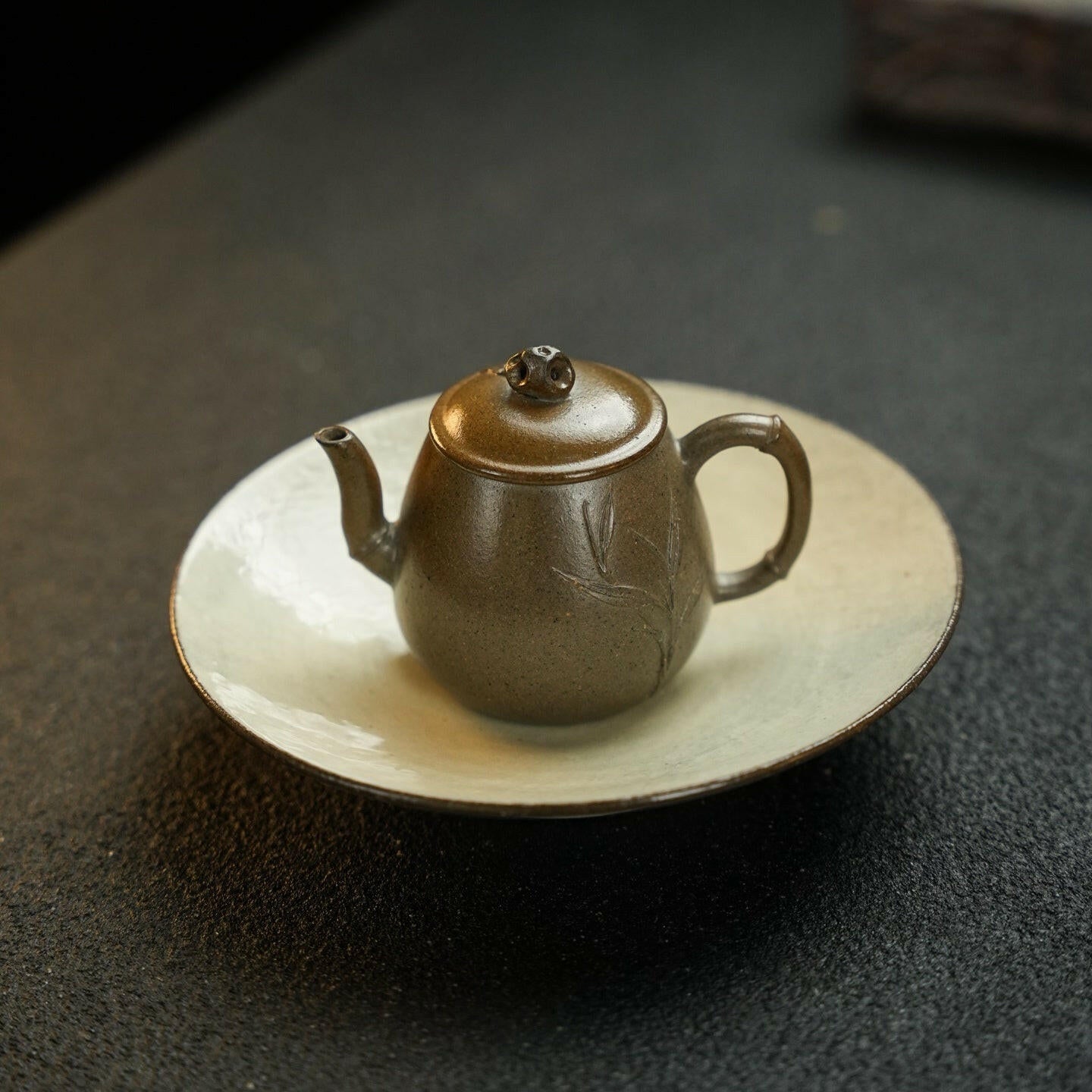 Guan Lan 95cc - Yixing Handmade Teapot - zycs_China