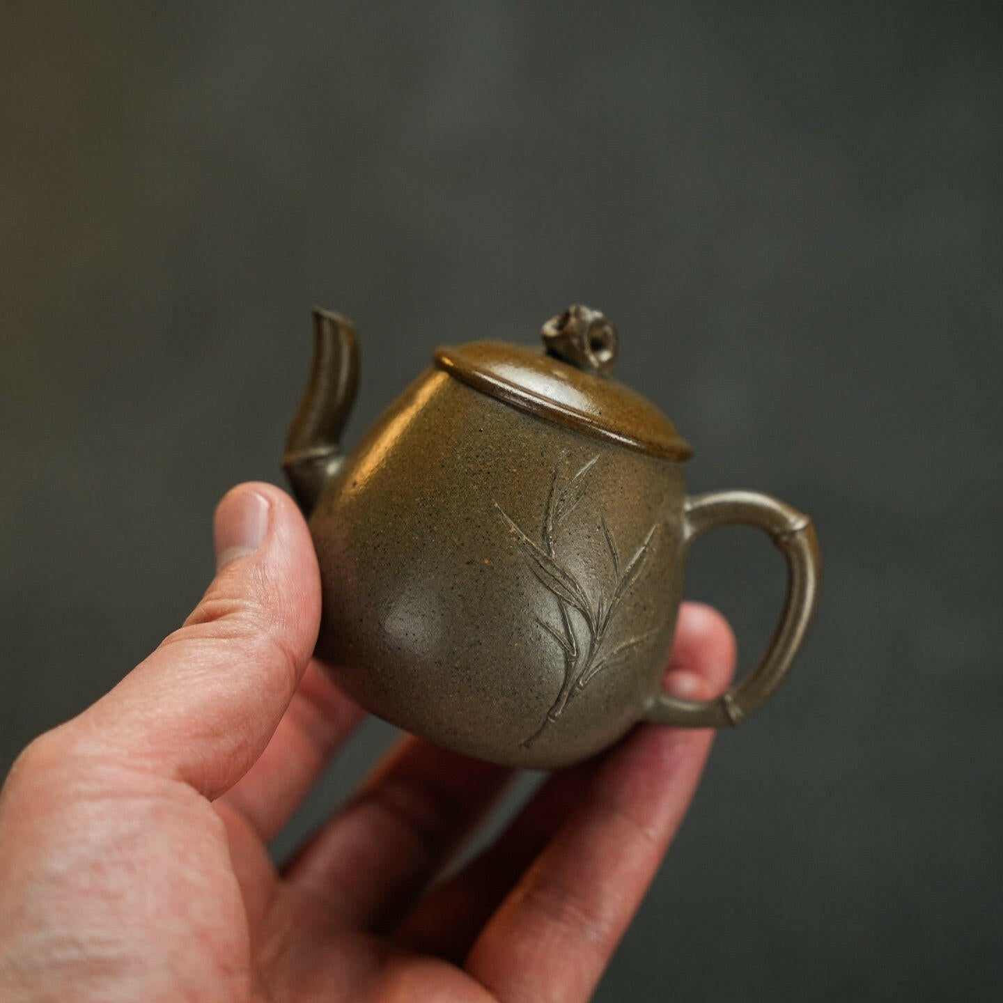 Guan Lan 95cc - Yixing Handmade Teapot - zycs_China