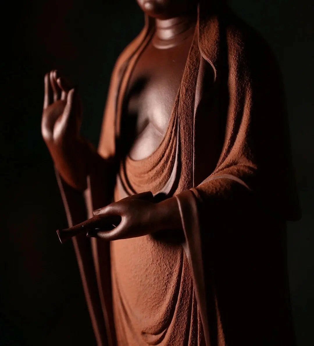 Guan Shi Yin - Yixing Handmade Statue - zycs_China - tea - teapot