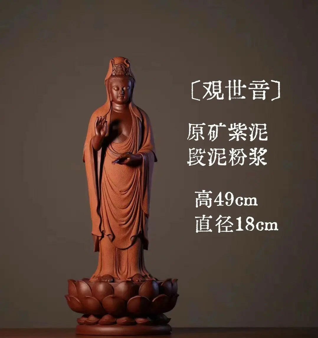 Guan Shi Yin - Yixing Handmade Statue - zycs_China - tea - teapot
