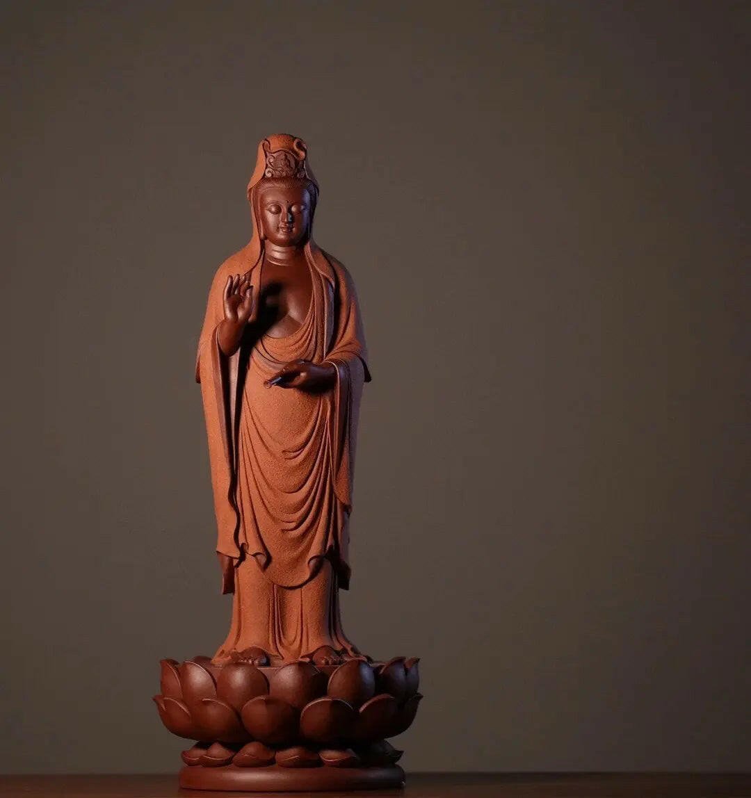 Guan Shi Yin - Yixing Handmade Statue - zycs_China - tea - teapot
