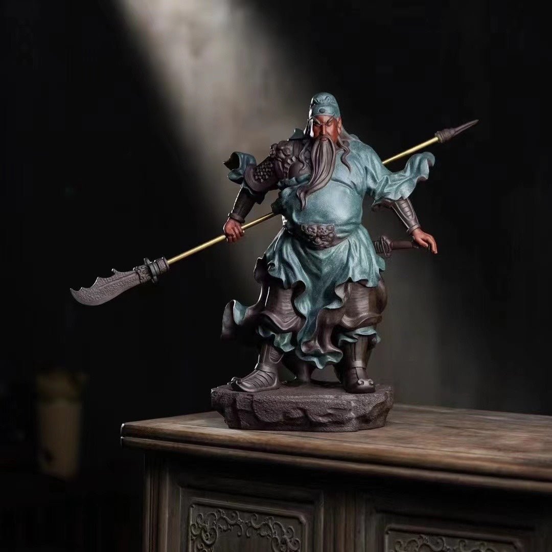 Guan Yu - Zisha Sculpture - zycs_China