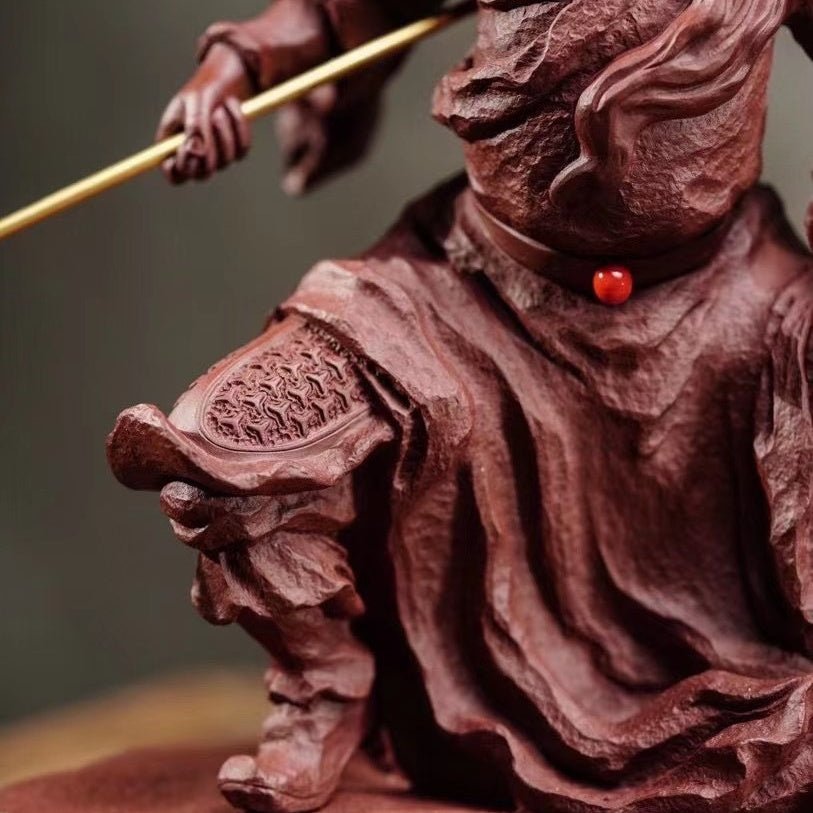 Guan Yu - Zisha Sculpture - zycs_China