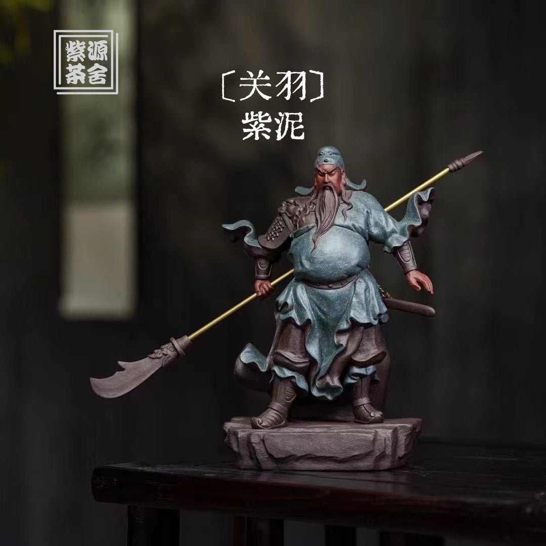 Guan Yu - Zisha Sculpture - zycs_China