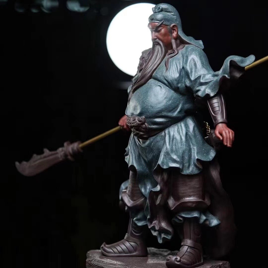 Guan Yu - Zisha Sculpture - zycs_China