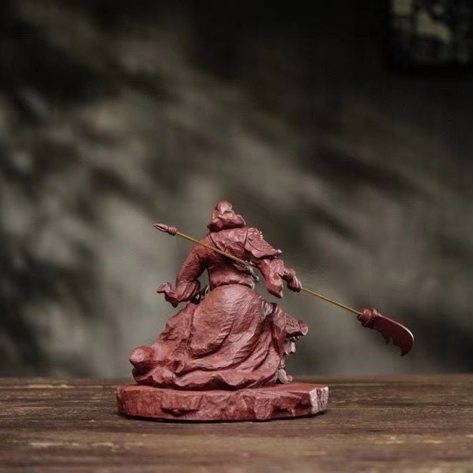 Guan Yu - Zisha Sculpture - zycs_China