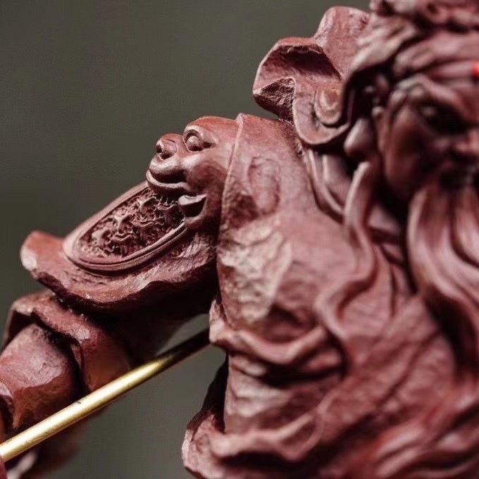 Guan Yu - Zisha Sculpture - zycs_China