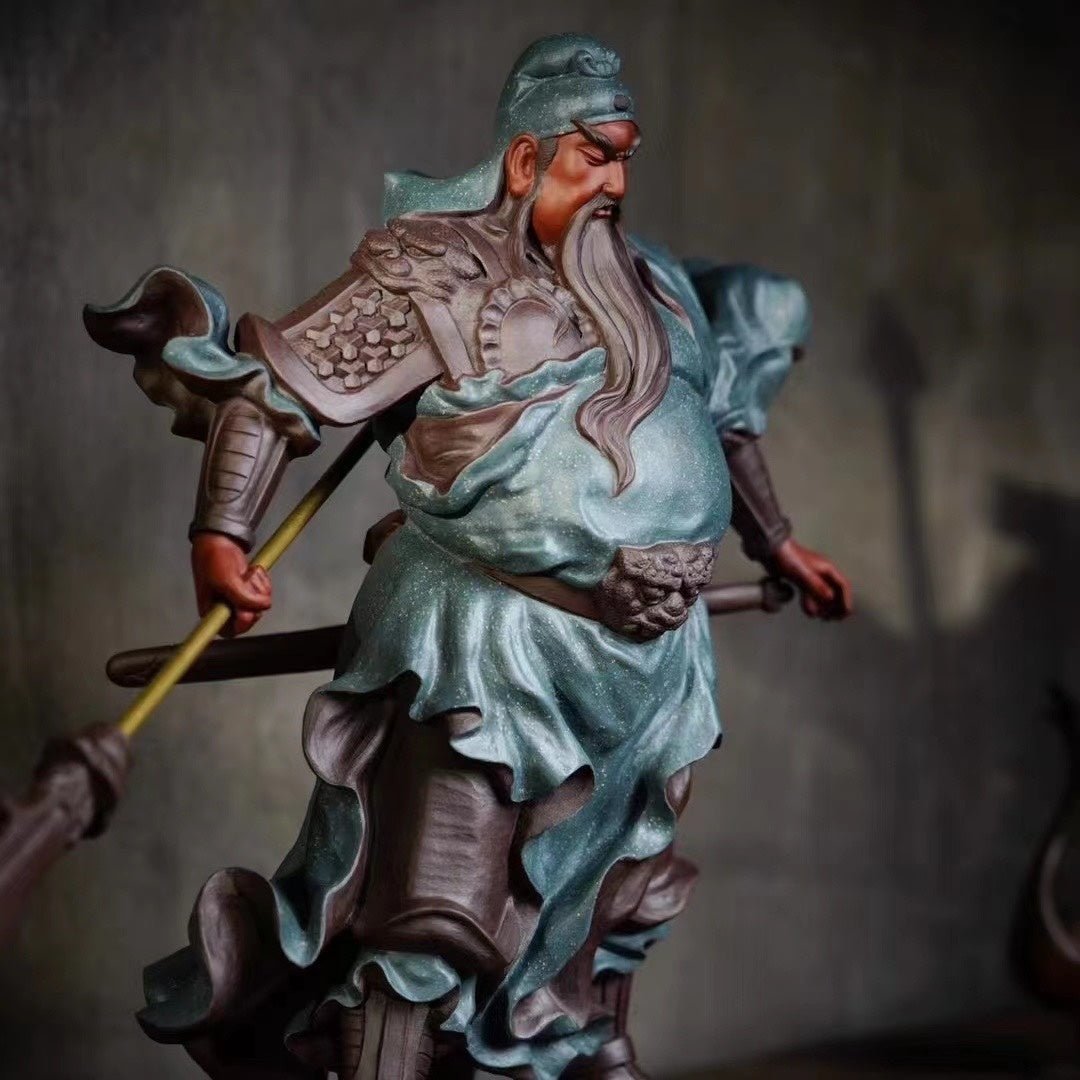 Guan Yu - Zisha Sculpture - zycs_China